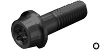 M 8-1.25 x 26  Torx Flange Screw, Class 10.9 Black Chrome