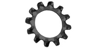 M 4  External Tooth Lock Washer, Steel Plain  DIN 6797 A