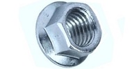 M 8-1.25  Top Lock Flange Nut, Non Serrated, Class 8 Zinc.  JIS