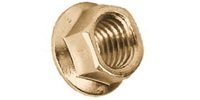 M10-1.25  Top Lock Flange Nut, Class 8 Zinc Yellow.  JIS