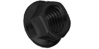 M10-1.25  Top Lock Flange Nut, Class 8 Black Zinc.  JIS