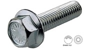 5/16-24 x 1/2&quot;  Serrated Hex Flange Bolt, Grade 8.2 Zinc.  IFI-111