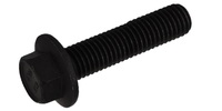 M 8-1.25 x 75  Hex Flange Bolt, Class 10.9 Black Zinc. Full Thread