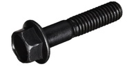 M 6-1.0 x 30  Hex Flange Bolt, Class 10.9 Plain. DIN 6921