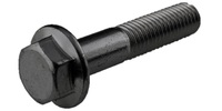 M10-1.50 x 50  Hex Head Flange Bolt, Class 10.9 Black Zinc DIN 6921