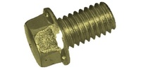 M 6-1.0 x 20  Hex Flange Bolt Small Head, Class 10.9 Zinc Yellow.