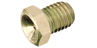1/4-28  Grease Fitting, Flush Type, Steel Zinc.