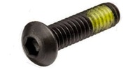 M 5-0.8 x 12  Button Socket Head Cap Screw w/Patch, Class 10.9.  ISO 7380-1
