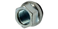 M12-1.50  14R Low Type Open End Cone Seat Wheel Nut (Lug Nut) Steel Zinc DIN 74361-2