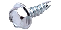 # 8 x 1/2&quot; Hex Washer Head Self Drilling Screw, Tek #2  Steel, Zinc
