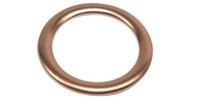 M12 Crush Washer, Copper. DIN 7603 C / ISO Plan 750