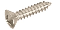 M 3.9 x 9.5mm  Phil Oval Sheet Metal Screw 18-8 Stainless Steel