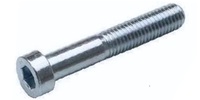 M 6-1.0 x 25  Low Head Socket Cap Screw, Class 10.9 Zinc.  DIN 7984