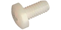 1/4-20 x 1/2&quot;  Philips Pan Machine Screw, Nylon.