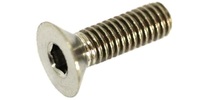 1/4-28 x 1/2&quot;  Flat Head Socket Cap Screw, Stainless Steel (18-8).