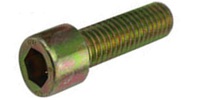 M 5-0.8 x 25  Socket Head Cap Screw, Class 8.8 Zinc Yellow.