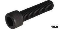 M10-1.50 x 25  Socket Head Cap Screw, Class 10.9 Plain.  DIN 912 / ISO 4762 / JIS B 1176