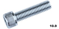 M 4-0.7 x 16  Socket Head Cap Screw, Class 10.9 Zinc.