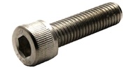 M 4-0.7 x 5  Socket Head Cap Screw, Stainless Steel A2 70.  DIN 912 / ISO 4762 / JIS B 1176