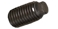 M 3-0.5 x 4  Socket Set Screw, Half Dog Point, Alloy 45H Thermal Black.  DIN 915 / ISO 4028