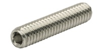 M 8-1.25 x 30  Socket Set Screw, Cup Point, Stainless Steel A2 70.