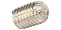 M 6-1.0 x 6  Socket Set Screw, Knurl Point, Stainless Steel A2 70.  DIN 916K