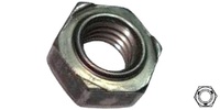 M14-2.0 Top Lock Weld Nut, Steel Plain DIN 929