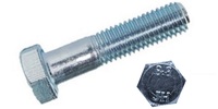 M10-1.50 x 75  Hex Cap Screw, Class 8.8 Zinc.