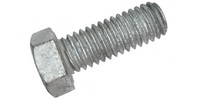 M24-3.0 x 80  Hex Cap Screw, Class 8.8 Galvanized.  DIN 933 / ISO 4017