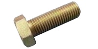 1/2-13 x 1 1/4&quot;  Hex Cap Screw, Drilled, Grade 5 Cadmium.