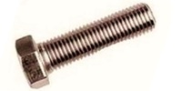 M 6-1.0 x 8  Hex Cap Screw, Stainless Steel A2 70.  DIN 933 / ISO 4017