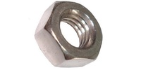 1/4-20  Hex Nut, Stainless Steel (18-8).