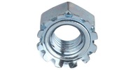 # 8-32  Hex K-Lock Nut, Steel Steel Zinc.