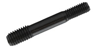 M 8-1.25 x 56  Double End Stud, Equal Thread Length, Steel Plain.