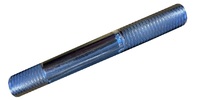M10-1.25 x 72  Double End Stud, Class 10.9 Zinc.