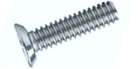# 8-32 x 1/4 Phil Flat Machine Screw, Undercut, Steel, Zinc.