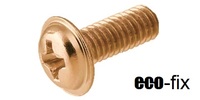 M 2.6-0.45 x 10  Philips Pan Washer Head Machine Screw, Class 4.8 Zinc Yellow. DIN 967 JIS TP Screw