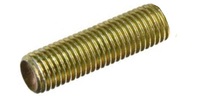 M 6-1.0 x 40  Full Threaded Studs, Steel Zinc Yellow.