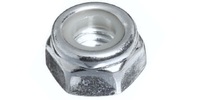 1/4-20  Nylon Insert Lock Nut (NTE), Steel/Zinc.