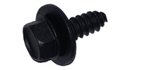 M 6.3-1.81 x 20  Hex Head Sems Screw, Steel Phosphate.