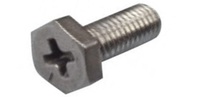 #10-32 x 35/64  A286 S.S. Phil Hex Head Machine Screw  NAS1802-3-10