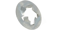 M 8  Push On Bolt Retainer Steel/Mechanical Zinc