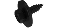 M 4.8-1.61 x 19  Hex Head Sems Screw, Steel Black Phosphate.  SEMS