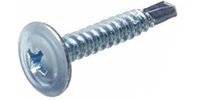 # 8 x 9/16&quot; Philips Washer Head Self Drilling Screw, Steel Zinc