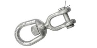 1/2  Jaw &amp; Eye Swivel w/Cotter Pin Steel/Galvanized