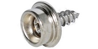 # 8 x 3/8  Nickel Plated Snap Stud with Stainless Screw