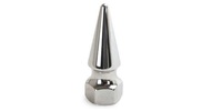 M 6-1.0 Spike Nut, Steel Chrome